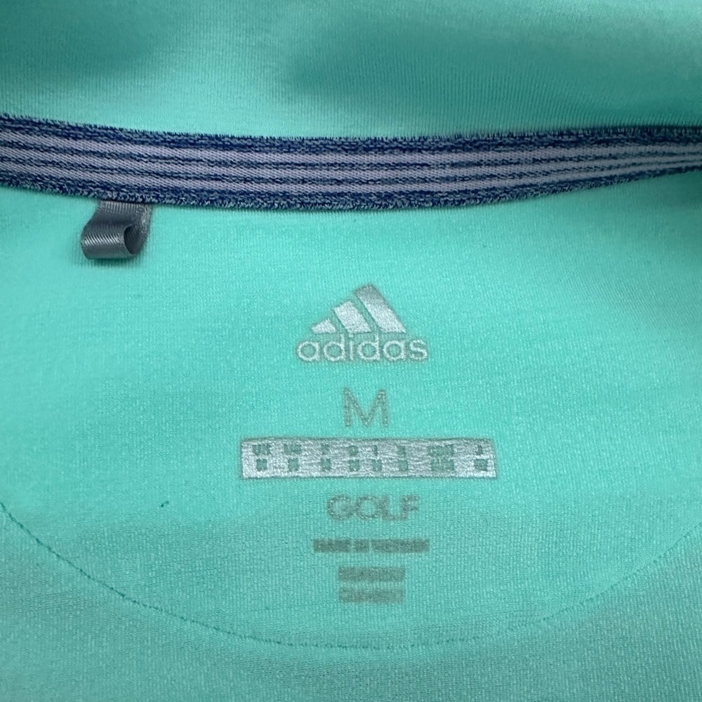 Adidas Women's Mint Green Polo Shirt - Picture 6 of 8